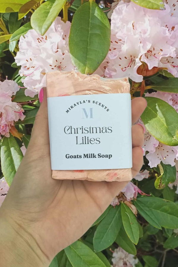 Christmas Lilies Goats Milk Soap